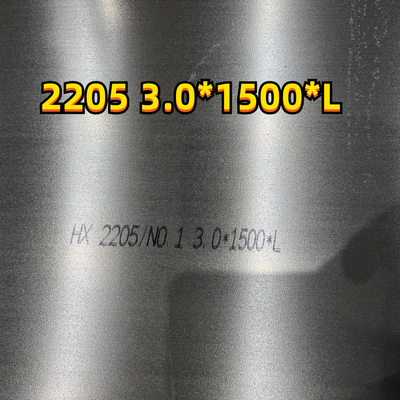 Laser que corta a espessura de aço inoxidável frente e verso 0,5 - 40.0mm da placa de S31803 S32205 resistentes à corrosão