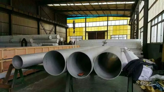 Tubo sem emenda de aço inoxidável do ODM 304 do OEM/condução por meio de canos da espessura de parede de 3mm - de 50mm