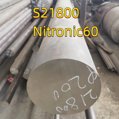 Barra redonda de aço inoxidável OD 18MM S21800 Nitronic 60 de alta resistência