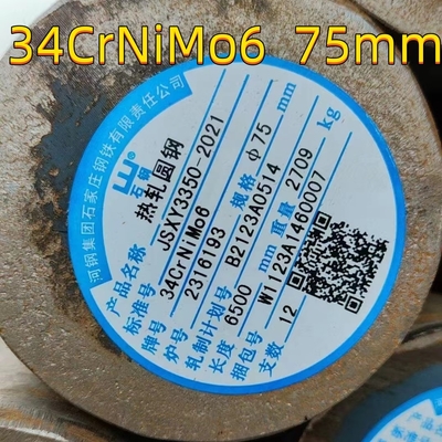 34CrNiMo6+QT DIN1.6582 SNCM439 EN 10083 -3 Barra redonda de aço ligado OD 130mm comprimento 6M