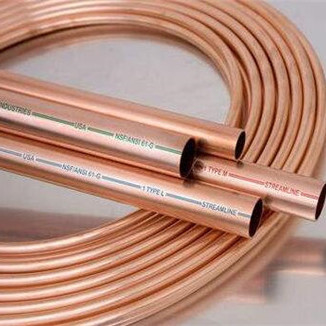 Tubo de cobre vermelho de C1220 Smls Od 40mm para a condição do ar