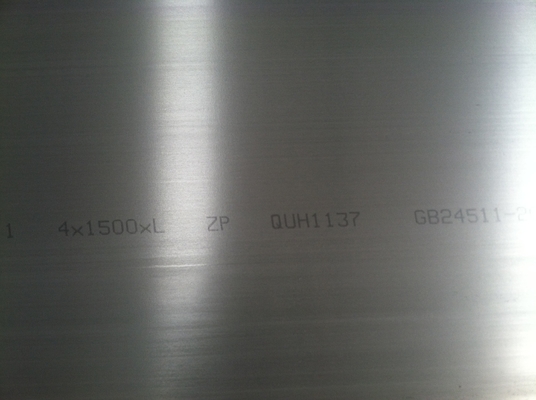A placa de aço inoxidável escovada/304 SS cobre laminado a alta temperatura com filme do PVC