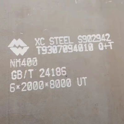 A placa do desgaste de NM400 AR400 AR500/veste - a placa de aço resistente 6mm - 80mm para a mina de carvão