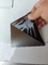 revestimento de aço inoxidável da linha fina do espelho da cor de Titanum do preto da folha 201 304 ou da folha de Titanum do preto
