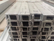 material de construção galvanizado quente de aço estrutural padrão da barra da canaleta em U de 1.5mm Astm A36