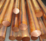 Produtos de cobre dados forma redondos industriais, barra de cobre vermelha do diâmetro grande