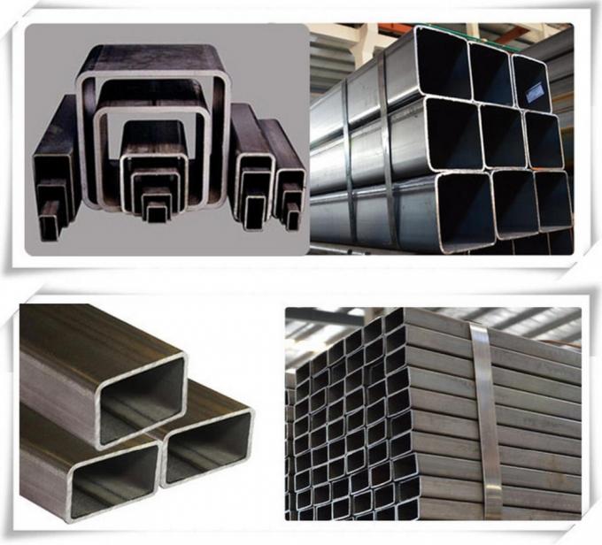  Preço oco retangular galvanizado da tubulação do peso da seção de steel/gi/aço carbono