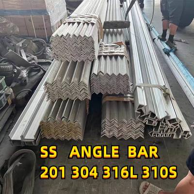 o comprimento ASTM A276 201 de 6m 304 316L o igual desigual L perfila a barra de ângulo de aço inoxidável