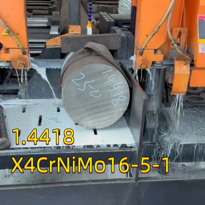 EN 1.4418 X4CrNiMo16-5-1 Barra redonda brilhante de aço inoxidável S165M 1.4418 Para hélice OD 80MM