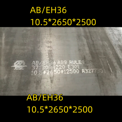 Chapas de aço de construção naval de alta tração LR grau EH36 E ABS grau EH36 10 mm