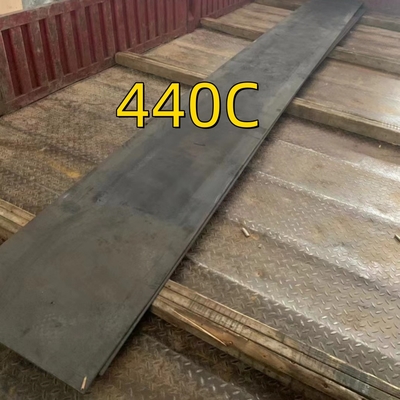 SUS440C Barras de chapa plana de aço inoxidável tamanho 30 mm x 115 x 2 metros laminadas a quente 9Cr18Mo 440C