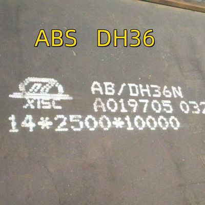 Placas de aço de construção naval DH36