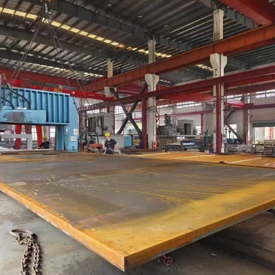 Astm A283 Grau C Folha de aço carbono laminada a quente Placa de metal Superfície lisa 8.0*2000*6000mm Com Mtc En 10204 Tipo 3.1