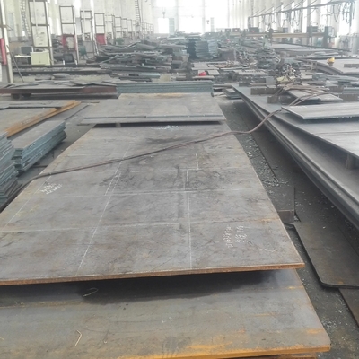 EN10025 S355JR S355J0 S355J2 Baixa liga Alta resistência chapa de aço laminada a quente Corte como o seu desenho