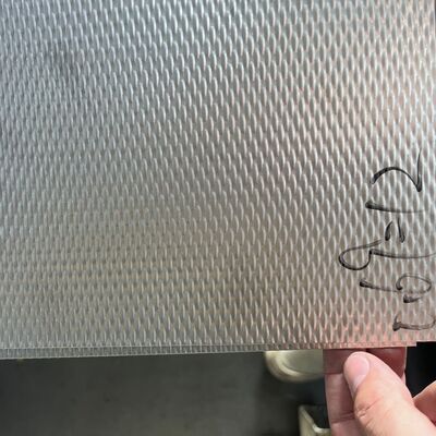 5WL Chapa de aço inoxidável em relevo de 304 graus laminada a frio em relevo e chapa de aço inoxidável padronizada