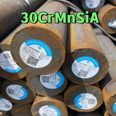 Barra Redonda de Aço Liga 30CrMnSiA GB/T 3077 Laminada a Quente Forjada 20-300mm para Eixos de Alta Resistência