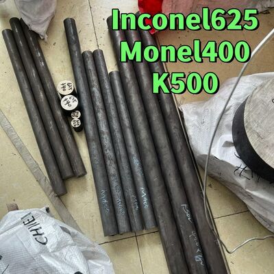 Barra redonda de liga de níquel e cobre Monel K500 UNS N05500 de 6 mm a 250 mm virada a brilhante