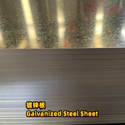 Material DX51D-Z275 ASTM A653 G90 Chapa de aço galvanizado 3.0x1250*2500MM Zero Spangle