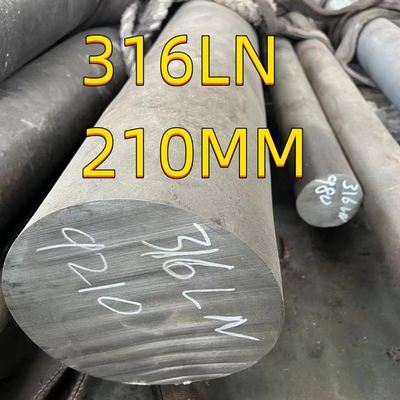 Ø120 X 3000 em 316LN ESR 1.4429 Barras redondas de aço inoxidável SS316LN Rodas redondas Superfície preta
