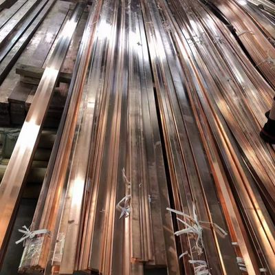 Barra de cobre puro em forma quadrada 20*20 30*30mm Barra de cobre vermelha C1100 1/2H