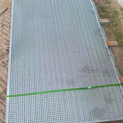 310S 1.4845 Folha de aço inoxidável com furos 1.0MM THK X HOLE Ø2MM X PITCH 3MM X L1219MM X 2438MM