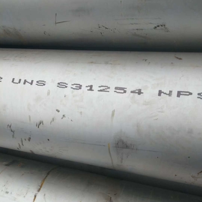 Tubulação sem emenda de aço inoxidável super do tubo 254Smo da austenita 254SMO UNS S313254