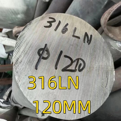 Ø120 X 3000 em 316LN ESR 1.4429 Barras redondas de aço inoxidável SS316LN Rodas redondas Superfície preta