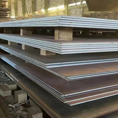 Tamanho da chapa de aço de alta resistência AH36: 50 mmT x 2438 mmW x 1500 mmL Chapa de aço de navio CCS LR BV Classe para marinha