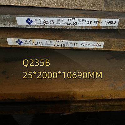 ASTM A36 Chapa de aço carbono Q235B S235JR 20*2000*12000mm Para chapas de recipientes sob pressão
