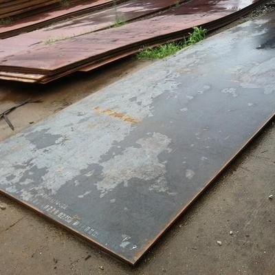 Espessura da chapa de aço carbono 3-60 mm laminada a quente Q235 S235JR SS400 para estrutura