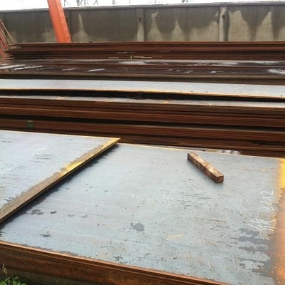 Espessura da chapa de aço carbono 3-60 mm laminada a quente Q235 S235JR SS400 para estrutura