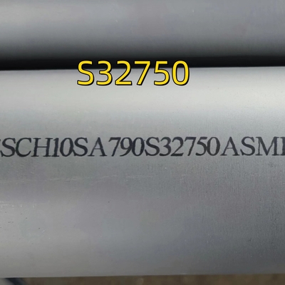 Aço inoxidável Super Duplex 2507 S32750 Programação de tubos sem costura 80 Diâmetro 1 polegada DIN1.4410 Barra oca