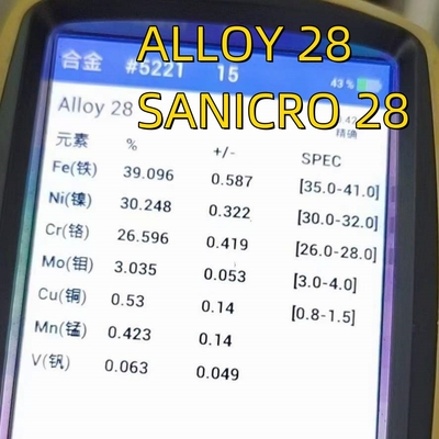 Tubos de aço inoxidável austenítico altamente ligados