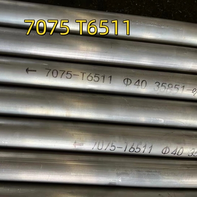 7075 T6511 Soild Rod Aluminium Alloy OD40mm para aeronaves