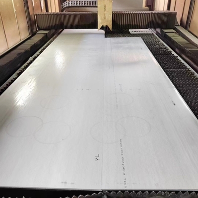 Placa de aço duplex 2507 DIN1.4410 S32750 Material bruto com certificado EN10204/3.1 2400 mm x 600 mm x 12 mm