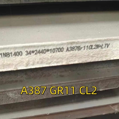 CS Placas de aço de liga de caldeira 2000 x 12000 6 mm ASME SA387 Gr.22 CL2 Placa de aço de liga