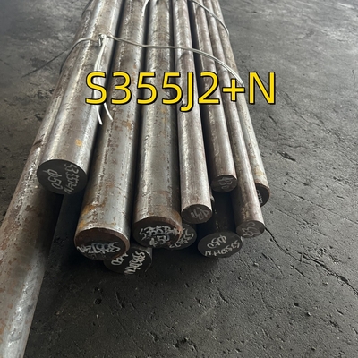 EN 10028 S355J2 Barra redonda Dia 50*6000MM DIN 1.0577 (S355J2+N) ST52-3 Barra de aço ligado