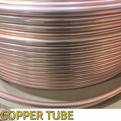 Tubo de cobre puro 99,9% JIS H3300 OD 1 1/4 ′′ x 2 mm x L 3500 mm Tubo de cobre vermelho 9.5*1.5