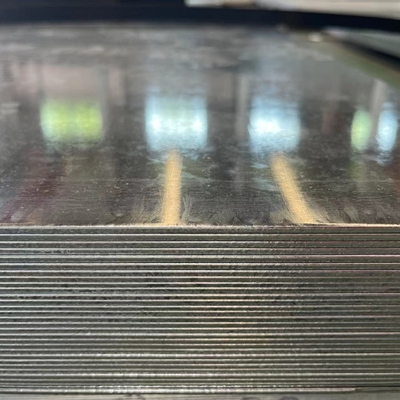 DX51D + Z275 EN 10346/10143 Spangle Regular Chromate Skin Pass Galvanizado Chapa de aço galvanizado 1.5*1250MM