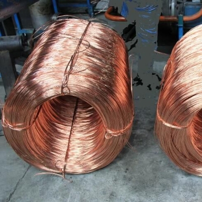 Arame de cobre vermelho barro barras de cobre C1100 forma redonda forma única fio forma dura 0,3-3mm