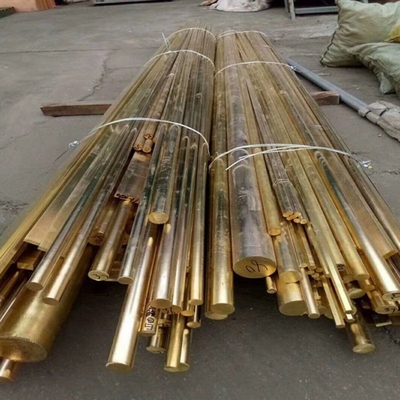 H59 C26800 Rodas de solda Barra de cobre amarela Hpb61-1 Hsi80-3 Cw614n H62 H59 Cooper de latão 50*1200MM