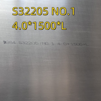 1/4' 6,35mm 6mm 2205 Duplex Chapa de aço inoxidável IN 4'X10' S31803 S32205