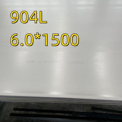 Placa de aço inoxidável laminada a alta temperatura de 904L Plates12MM UNS S08904 SS 904l