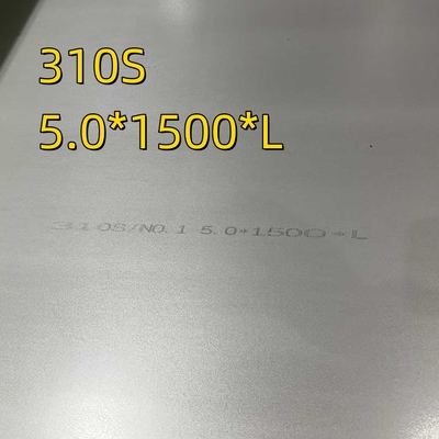 AISI 310S SUS310S Placa de aço inoxidável laminada a quente SS 310S PLATA 3MM X 1000 X 2000MM