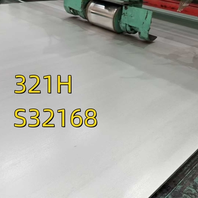 32168 321H Chapa de aço inoxidável laminada a quente ASME SA240 12*1500*6000MM