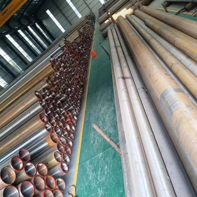 Tubo de aço sem costura de liga 48x5mm ASTM A-335 Grau T5 P5 Sch40 ASME B36.10M L=6000mm
