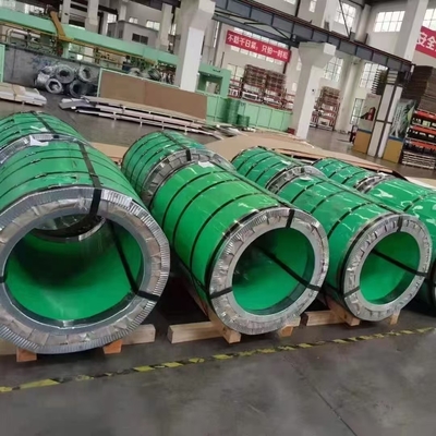 304 bobinas austeníticas de aço inoxidável laminadas a frio com espessura de 2,0 mm largura de 1219 mm acabamento 2B