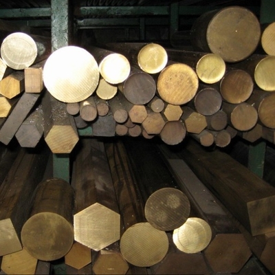 Barras de latão quadradas Barras de latão hexagonais C3602 C3603 C3604 C3605 C3712