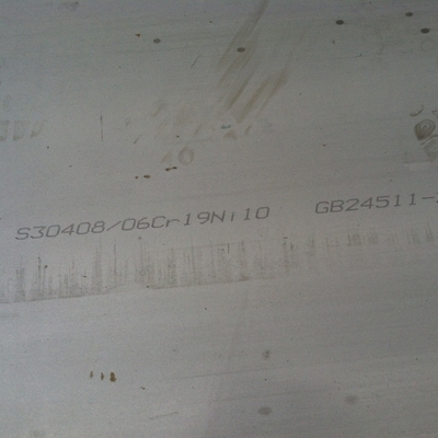 ASTM A240 TP304 S30408 1.4301 Chapas de aço inoxidável NO.1 Superfície 1500x3000mm Tamanho