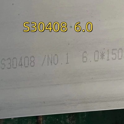 ASTM A240 TP304 S30408 1.4301 Chapas de aço inoxidável NO.1 Superfície 1500x3000mm Tamanho